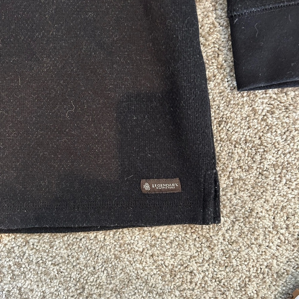 Legendary Outfitters thick thermal crewneck. Dark grey. Classic. Preppy. Outdoor - Picture 2 of 10